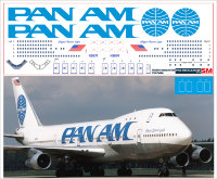 747200-01 Декаль на Boeing 747-200 PAN AM 1/144