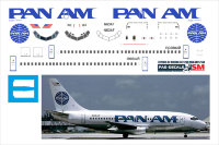 Декаль на Boeing 737-200 Pan Am 1/144