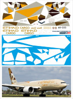 Лазерная декаль на Boeing 777- 200 Etihad  cargo 1/144