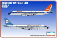 Сборная Модель самолета Convair 880 масштаб 1/144 (пластик) KLM/Viasa
