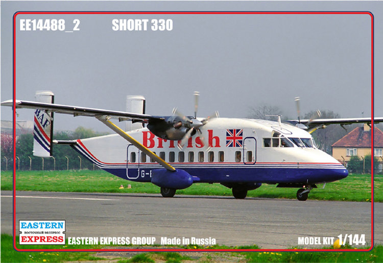 Сборная модель самолета SHORT 330 BRITISH 1/144
