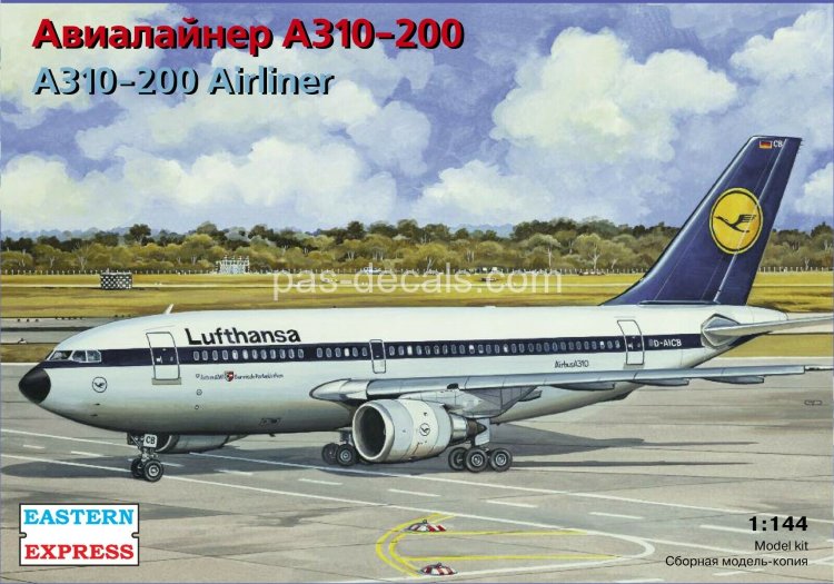 144149 Сборная модель Airbus A310-200 LUFTHANSA