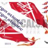 747 Лазерная декаль для Боинг747-400 Lady Penelope -Virgin Atlantic 1/144