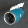 Rolls-Royce RB211-535 LATE engines for Boeing 757 in 1/144 scale