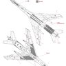 Сборная модель Самолета Tupolev 22 kd/rd/b материал Смола