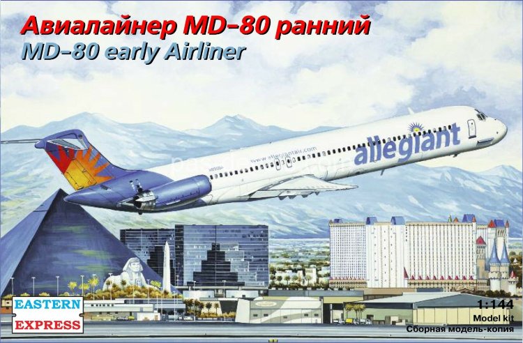 Авиалайнер MD-80 ранний Allegiant 