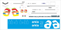 Laser decal for Boeing 767-300 ARKIA 1/144