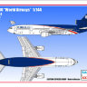 Сборная Модель самолета DC-10-30 World Airways 144121-8 масштаб 1/144