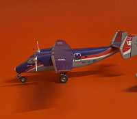 Собранная модель самолета Ан-28 1/144