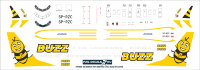 Laser decal for Boeing 737-800 MAX 1/144 BUZZ RYANAIR