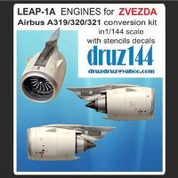 Конверсионный набор LEAP-1A engines for A319/320/321 NEO Zvezda 1/144