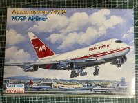 Сборная модель самолета Boeing 747 SP 1/144 TWA