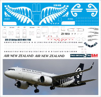 320-31 Лазерная декаль на Airbus A 320 NEO Air New Zealand 1/144