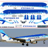 170 Лазерная декаль на Embraer 170 Estonian Air 1/144