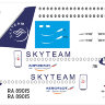 laser decal Russian passenger jet project 100 AFL Skyteam 1/144