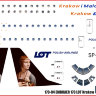 170 Лазерная декаль на Embraer 170 LOT Krakow  1/144