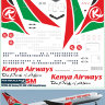 Декаль на Boeing 767-300 Kenya Airways 1/144