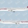 Декаль на Boeing 777-300 Emirates. Etihad. Qatar 1/144