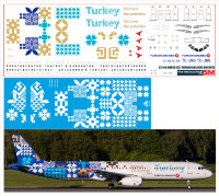 321-05 Декаль на Airbus A321 Turkish 1/144