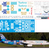 321-05 Декаль на Airbus A321 Turkish 1/144