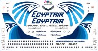 737 Лазерная декаль на Boeing 737-800 (1/144) Egyptair