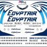 737 Лазерная декаль на Boeing 737-800 (1/144) Egyptair