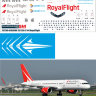 1/144 Декаль на Boeing 757-200 RoyalFlight