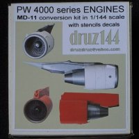 Pratt & Whitney PW 4000 series engines - MD-11 conversion kit in 1/144 scale
