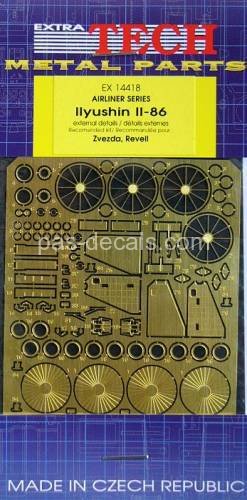 Etchings for Revell/Zvezda Ilyushin Il-86 14418