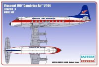 1/144  Сборная модель самолета Viscount 700 Cambrian Air