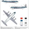 1/144  Сборная модель самолета Viscount 700 United
