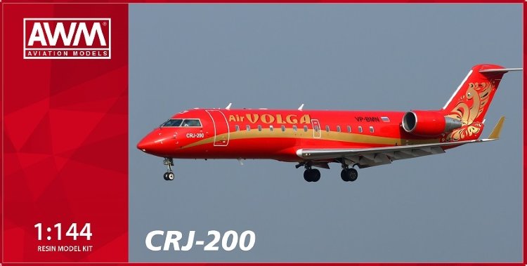 CRJ-200 1/144 AWM RED