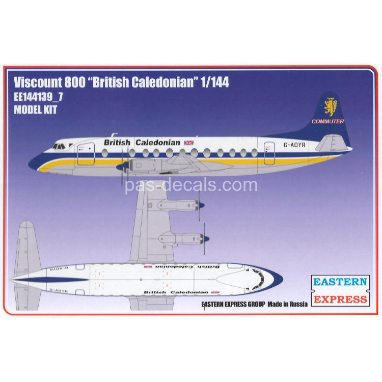 Viscount 800  BRITISH CALEDONIAN ( Limited Edition ) 