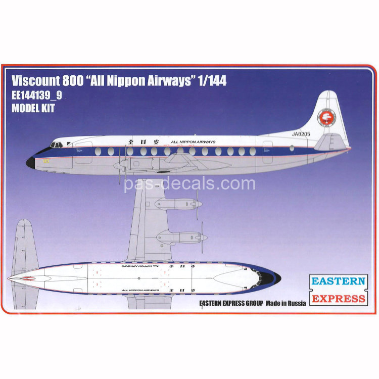 Viscount 800   ALL NIPON AIRLINERS ( Limited Edition ) 