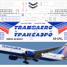 773 Лазерная декаль на Boeing 777-300 Transaero 1/144 