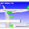 Сборная модель самолета Embraer 190 E2 Wideroe air