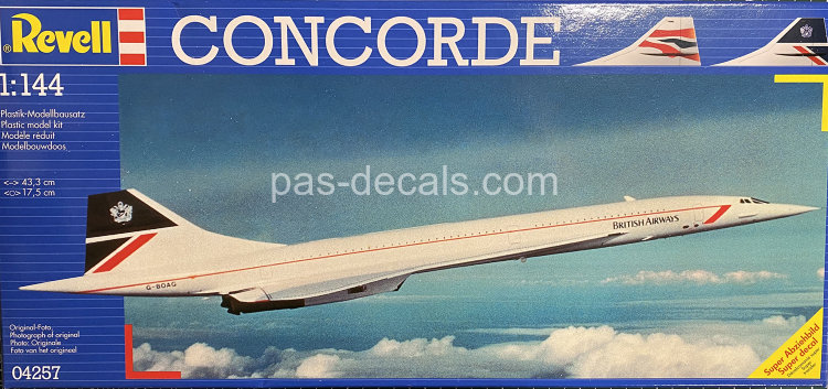 Сборная модель Concorde 1/144 British