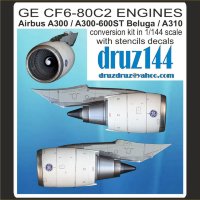 Конверсионный набор GE CF6-80C2 engines for Airbus A300 / A300 ST Beluga / A310 in 1/144 