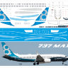 737800-11 Декаль на Boeing 737-800 MAX Home 1/144