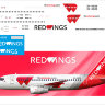  laser decal Russian passenger jet project 100 - RED WINGS