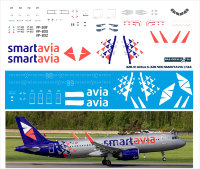 320-51 Laser decal for Airbus A320 Neo - 1/144- Smsrt Avia