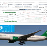 777200-08 Decal for Boeing 777-200 Turkmenistan 1/144 