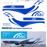 Laser decal for Boeing 777-200 АВС CARGO 1/144