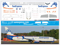 737800-13 Декаль на Boeing 737-800 1/144 SunExpress