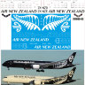 789 Лазерная декаль с элементами белой печати Boeing 787900 Air New Zealand 1/144
