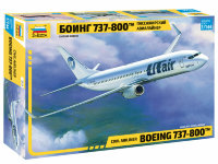 Боинг 737-800 "Звезда" Ют-эйр NEW (7019) в масштабе 1/144 v1