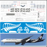 773 Лазерная декаль с элементами белой печати на Boeing 777-300 "Звезда" Air New Zealand  1/144