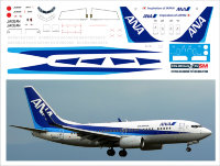 Лазерная декаль на BOEING 737-300 ANA  1/144
