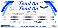 82 Лазерная декаль для модели самолета MD-82 TendAir 1/144 PD-14410