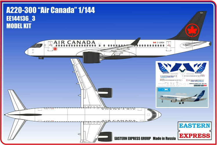 1/144 Авиалайнер А220-300 Air Canadian ( Limited Edition )